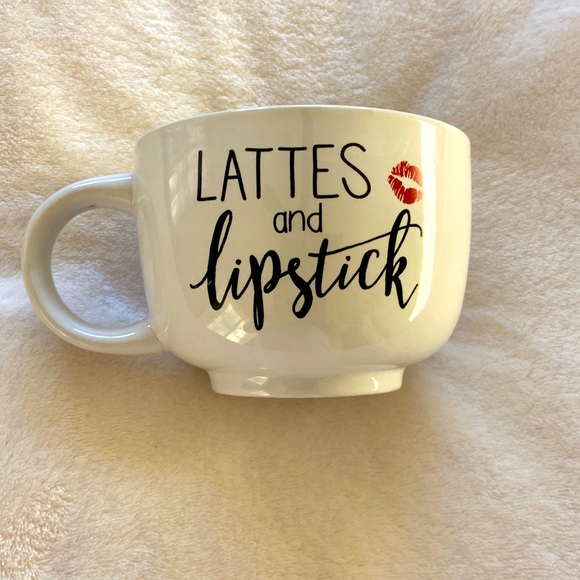 Lattes and Lipstick Coffee Mug - Picture 2 of 5
